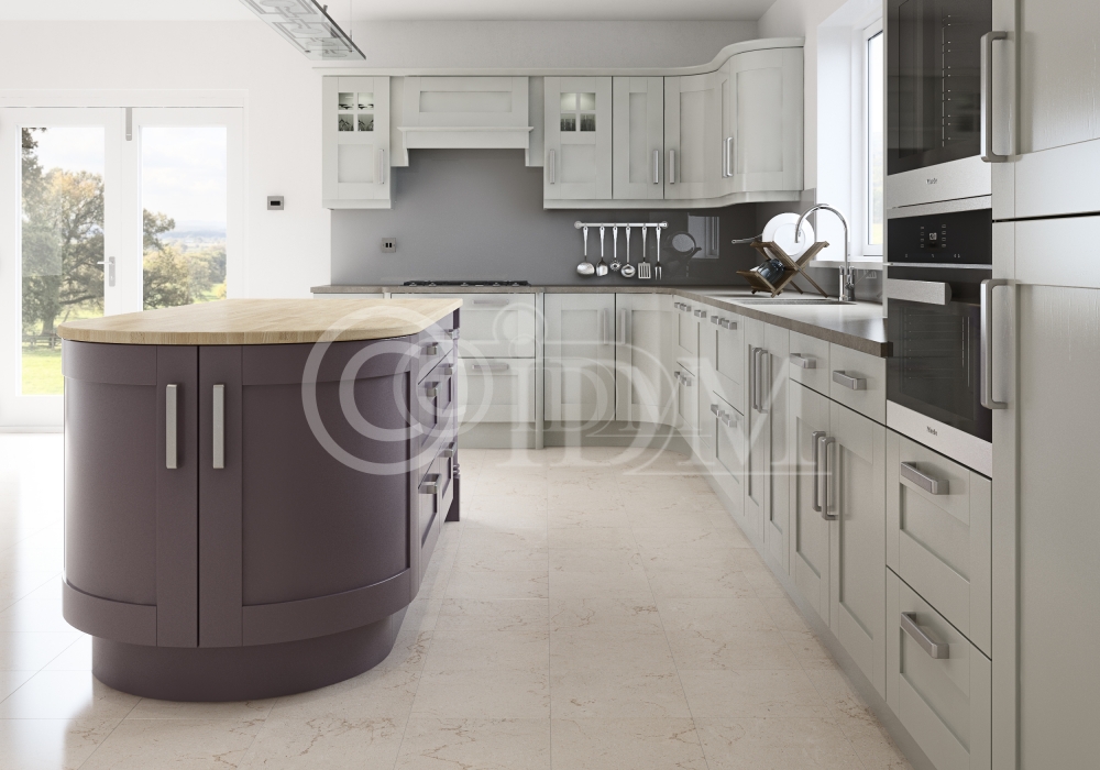 Shaker Ash Painted In Door Manufacturing